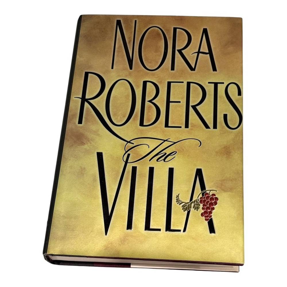 The Villa Nora Roberts Hardcover 2001 Romantic Suspense Fiction Wine Italy Novel
